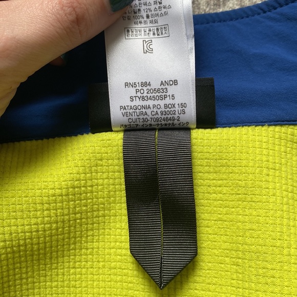 Patagonia Adze Hybrid Jacket in Andes Blue - Picture 11 of 12